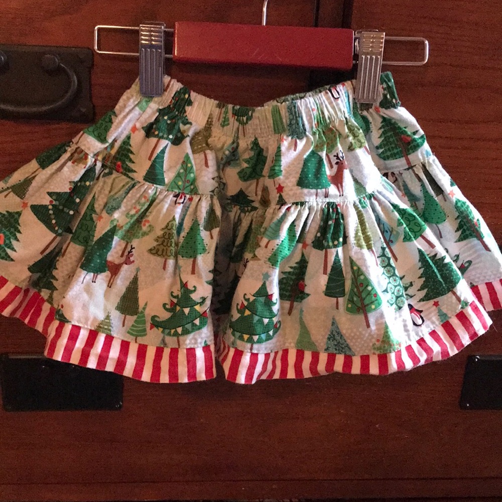 Carolina Kids, Baby Girl Size 18 Months, Christmas Tree Forest Skirt